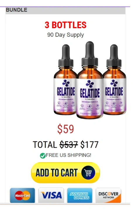 Gelatide  - 3 Bottle